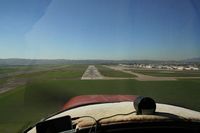 Chino Airport (CNO) - Short final in my Cessna 140 - by Nick Taylor Photography