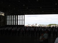 Kalaeloa (john Rodgers Field) Airport (JRF) - From inside Hangar 111 during Hawaiis JROTC drill competition - by Brad Hayes