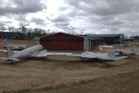 Malmen Air Base - The Flygvapenmuseum (Swedish Air Force Museum) at Malmen Air Base. The four aircraft are Varsity, Dakota, Canberra and Pembroke. - by Henk van Capelle