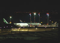 Vienna International Airport, Vienna Austria (LOWW) - Nighttime business: Air Italy 767, Finnair 757, Transaero 737 - by Thomas Ranner