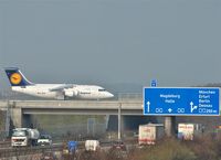 Leipzig/Halle Airport, Leipzig/Halle Germany (EDDP) - Traffic on and under western Autobahn bridge....... - by Holger Zengler