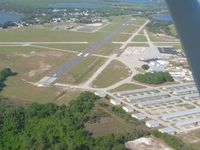 Winter Haven's Gilbert Airport (GIF) - Midfield downwind for RWY 29, looking down RWY 5 - by Bob Simmermon
