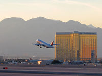 Mc Carran International Airport (LAS) - America West Airlines & Mandalay Bay - by SkyNevada