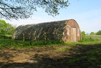Swansea Airport, Swansea, Wales United Kingdom (EGFH) - Former RAF stores Nissen Hut on the former RAF Fairwood Common Dispersed Site 2. - by Roger Winser