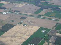Darke County Airport (VES) - Looking SE from 5000' - by Bob Simmermon