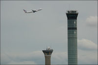Paris Charles de Gaulle Airport (Roissy Airport), Paris France (LFPG) - two towers - by Jean Goubet-FRENCHSKY