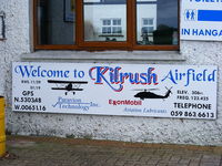 EIKH Airport - on the club house wall at Kilrush Airfield, Ireland - by Chris Hall