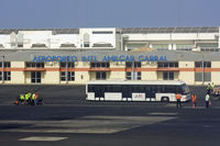 Amilcar Cabral International Airport - Terminal seen from the airport side. - by J.Louwen (PlaneCatcher at www.Jetphotos.net)