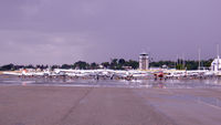 Buchanan Field Airport (CCR) - Central ramp and Tower freshly washed with rain. - by Bill Larkins