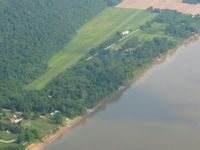 Lee Bottom Airport (64I) - Looking NW from 1000' - by Bob Simmermon