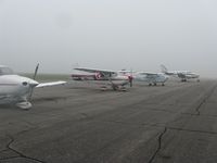 Chandler Field Airport (AXN) - A foggy morning at Chandler Field. - by Kreg Anderson