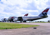 Kemble Airport, Kemble, England United Kingdom (EGBP) - G-MKGA and G-MKCA in long term storage at Kemble - by Chris Hall