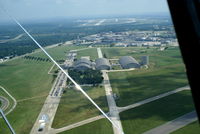 Wright-patterson Afb Airport (FFO) - Air Force Museum resting on closed Wright Field with Patterson Field at the top of the photo.

Shot from NC9119. - by Allen M. Schultheiss