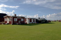 Visingsö Airport - Flying club buildings on the historical airfield on the island of Visingsö in the Vättern lake - by Henk van Capelle