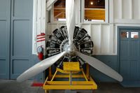 Cape May County Airport (WWD) - Wright Cyclone R-1820 Radial Engine at the Naval Air Station Wildwood Aviation Museum, Cape May County Airport, Wildwood, NJ - by scotch-canadian