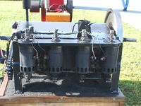Grimes Field Airport (I74) - A running replica of the 1903 engine that powered Wilbur and Orville Wright's Flyer. - by Bob Simmermon