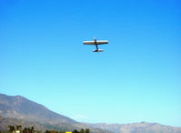 Santa Paula Airport (SZP) - RC Drone 'FLASH' extreme aerobatic, steep climb - by Doug Robertson