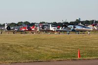 Wittman Regional Airport (OSH) - Lining up to depart Airventure 2011. - by Bob Simmermon