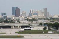 Fort Lauderdale/hollywood International Airport (FLL) - Downtown Ft Lauderdale in the distance - by Florida Metal