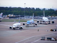 Manchester Airport, Manchester, England United Kingdom (EGCC) - queuing up to leave T2 - by Chris Hall