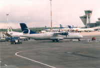 Helsinki-Vantaa Airport, Vantaa Finland (EFHK) - Helsinki Airport; Aero , OH-KRK , ATR-72 - by Henk Geerlings