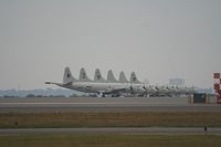 Jacksonville Nas (towers Fld) Airport (NIP) - P-3s lined up - by Florida Metal