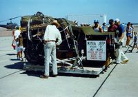 Quonset State Airport (OQU) - US Army M151A Jeep rigged by the 143rd MAPS at Quonset State Airport, North Kingstown, RI - circa 1980's - by scotch-canadian