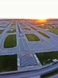 Fort Lauderdale/hollywood International Airport (FLL) - Sunrise over Runway 9L - by PETER CLOSI