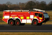 Manchester Airport, Manchester, England United Kingdom (EGCC) - Fire Truck #1 at Manchester Airport - by Chris Hall