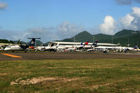 Princess Juliana International Airport, Philipsburg, Sint Maarten Netherlands Antilles (SXM) - Apron @ SXM - by Wolfgang Zilske