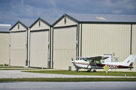 Orlando Apopka Airport (X04) - Hangars and tied-down aircraft at X04 - by ApopkaHangars.com