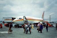Kahului Airport (OGG) - Aloha Airlines Boeing 737 at Kahului Airport, Maui, HI - April 1992 - by scotch-canadian