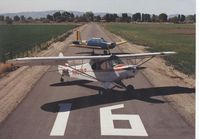 Darrow Field Airport (26NV) - looking down the runway - by Thom Darrow