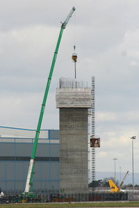 Manchester Airport, Manchester, England United Kingdom (EGCC) - Manchester Airport's new tower under constuction - by Chris Hall