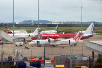 Brisbane International Airport, Brisbane, Queensland Australia (YBBN) - Busy ramp at the domestic terminal - by Micha Lueck