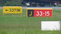 Sultan Abdul Aziz Shah Airport, Subang Jaya, Selangor Malaysia (WMSA) - Signage at Gate J 33-15 SZB
 - by lanjat