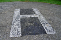 Ramada Inn-gettysburg Heliport (PS90) - The H in the pad - by Ronald Barker