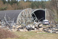 Soesterberg Air Base - The HASs at Soesterberg are now used for storage and as sheep pens! - by Pete Hughes