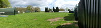X3EN Airport - Panoramic view of the hangars at Shenstone Hall Airfield - by Chris Hall