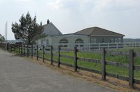 Pembrey Airport, Pembrey, Wales United Kingdom (EGFP) - Flight Office and Amelia Restuarant and Coffee Shop at Pembrey Airport. - by Roger Winser