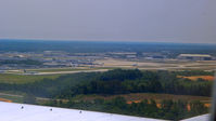 Charlotte/douglas International Airport (CLT) - About to touch down at CLT - by Murat Tanyel