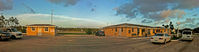 Treasure Cay Airport - A panoramic view of the airport buildings - by Murat Tanyel