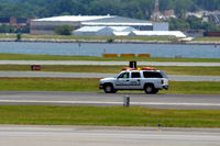 Ronald Reagan Washington National Airport (DCA) - OPS-2 running down the active - by Ronald Barker