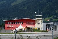 LOWZ Airport - The restaurant, airport office, tower and a bit of the hangars of Zell Flugplatz.  - by Jorrit de Bruin