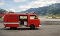 LOWZ Airport - The small fire truck of Zell am See airport, now parked at the Heli apron. - by Jorrit de Bruin