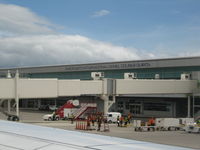 Daniel Oduber International Airport - Parked at our gate... - by Mark Silvestri