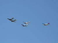 Camarillo Airport (CMA) - Navions in formation flight over 26, Wings Over Camarillo Airshow 2012 - by Doug Robertson
