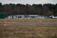 Blackbushe Airport, Camberley, England United Kingdom (EGLK) - Airport cafe from RW25 - by OldOlympic