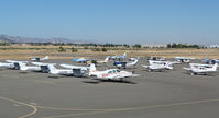Nut Tree Airport (VCB) - Ramp view to the East. - by Bill Larkins