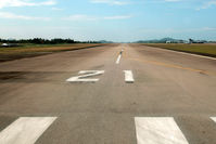 Langkawi Airport - Cleared for take-off, runway 21. - by Mir Zafriz